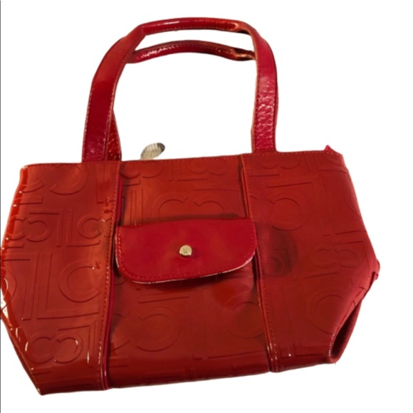 Liz Claiborne Handbags - Liz Claiborne Vegan Red Leather Purse Very Cute